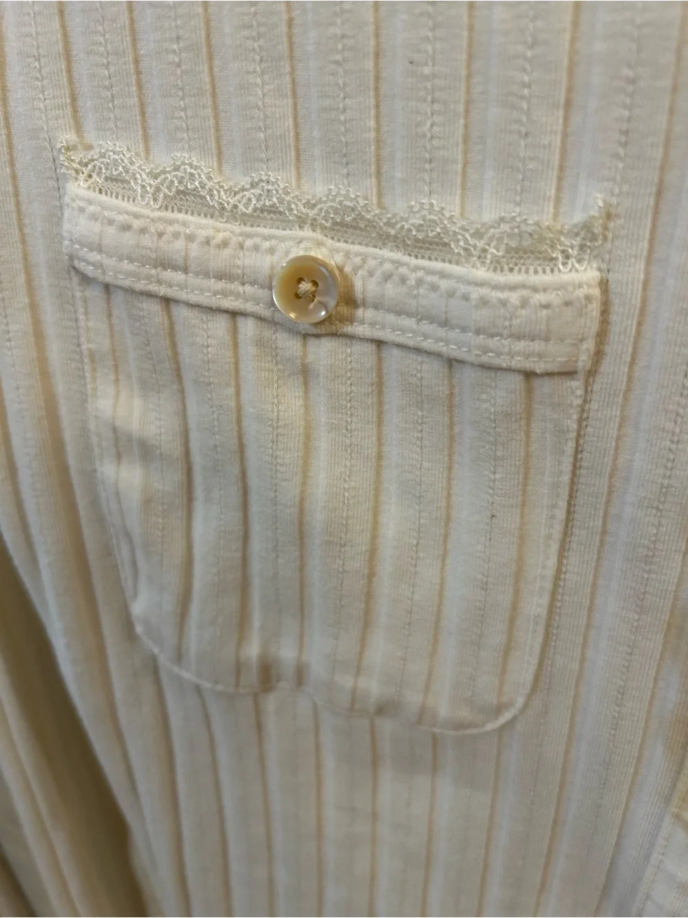 J.Crew Ribbed Lace-Trim Cropped Cardigan